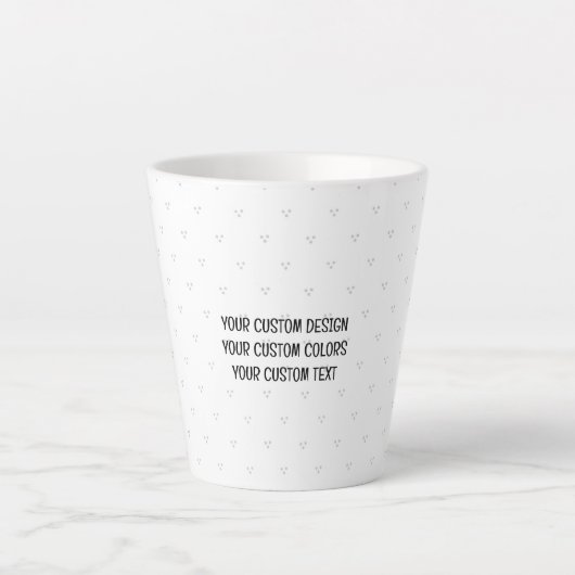 Creëer uw eigen persoonlijke gepersonaliseerde latte mok (Voorkant)