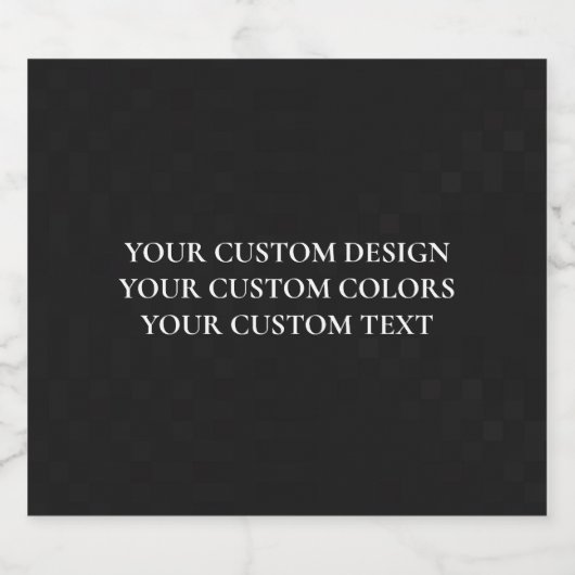 Creëer uw eigen persoonlijke gepersonaliseerde likeurfles etiket (Enkel label)