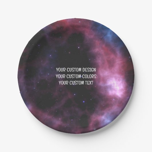 Creëer uw eigen persoonlijke gepersonaliseerde papieren bordje (Voorkant)