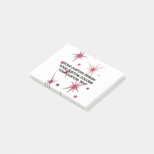 Creëer uw eigen persoonlijke gepersonaliseerde post-it® notes (Schuin)