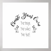 Creëer uw eigen persoonlijke gepersonaliseerde poster (Voorkant)