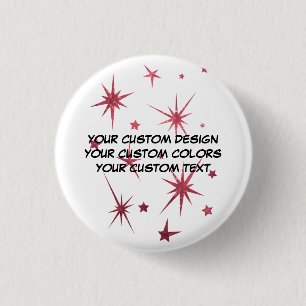 Creëer uw eigen persoonlijke gepersonaliseerde ronde button 3,2 cm