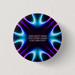 Creëer uw eigen persoonlijke gepersonaliseerde ronde button 3,2 cm