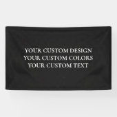 Creëer uw eigen persoonlijke gepersonaliseerde spandoek (Horizontaal)