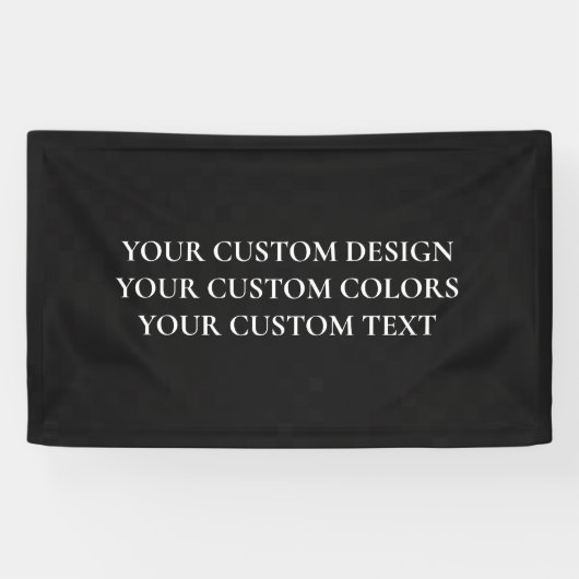 Creëer uw eigen persoonlijke gepersonaliseerde spandoek (Horizontaal)