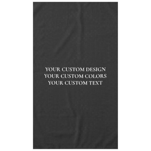 Creëer uw eigen persoonlijke gepersonaliseerde tafelkleed (Voorkant)