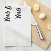 Creëer uw eigen persoonlijke gepersonaliseerde theedoek (Quarter Fold)