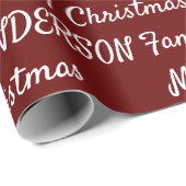 Creëer Uw eigen persoonlijke kerstmis  Cadeaupapier (Rol Hoek)