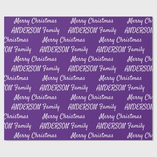 Creëer Uw eigen persoonlijke kerstmis Cadeaupapier (Vlak)