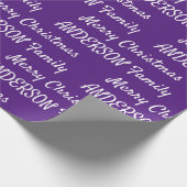 Creëer Uw eigen persoonlijke kerstmis Cadeaupapier (Hoek)