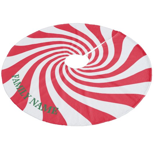 Creëer Uw eigen persoonlijke kerstSnoep Fleece Kerstboom Rok (Gekanteld)