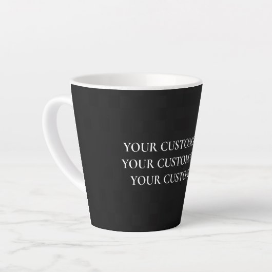 Creëer Uw eigen persoonlijke latte Mok (Linkerhoek)