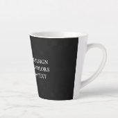 Creëer Uw eigen persoonlijke latte Mok (Rechts)