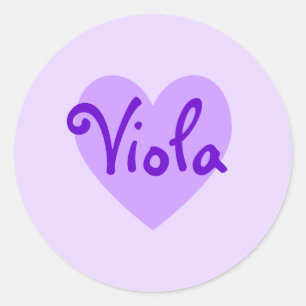 Creëer Uw eigen persoonlijke lichte Paarse hartsla Ronde Sticker
