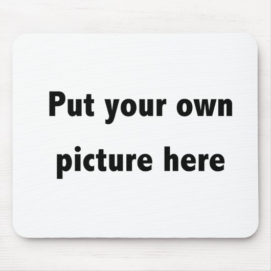 Creëer Uw eigen persoonlijke Mousepad Muismat (Voorkant)