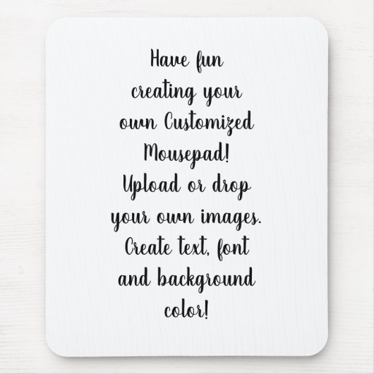 Creëer Uw eigen persoonlijke Muismat (Voorkant)