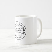 Creëer Uw eigen persoonlijke Sjabloon Koffiemok (Voorkant rechts)