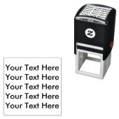 Creëer Uw eigen persoonlijke tekst hier Zelfinktende Stempel (In situ)