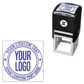 Creëer Uw eigen persoonlijke tekst Logo Zelfinktende Stempel (In situ)