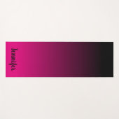 Creëer Uw eigen persoonlijke zwarte ombre Yogamat (Voorkant (horizontaal))