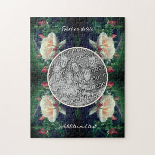 Creëer Uw eigen Photo Peach Roos en Buds Lijst Legpuzzel