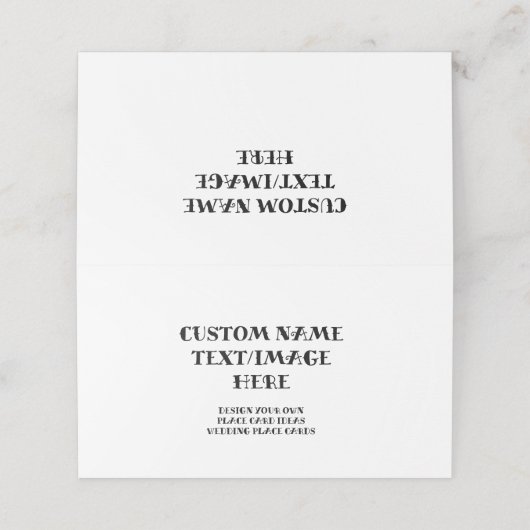 Creëer Uw Eigen Plaats Kaarten: Conferentie, Huwel (Buitenkant ongevouwen)