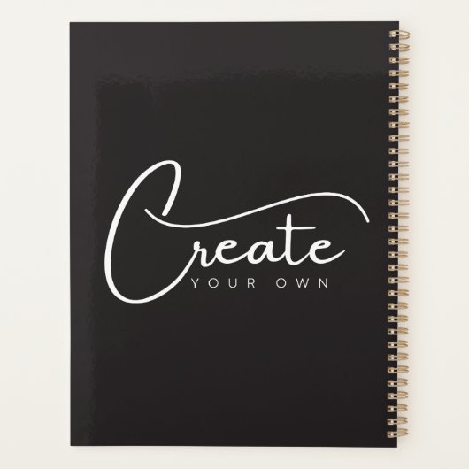 Creëer Uw eigen Planner (Achterkant)