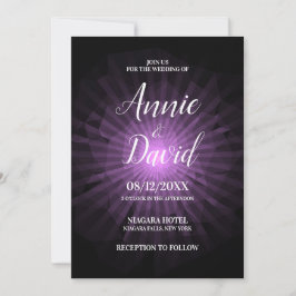 Creëer uw eigen polygoon sunburst bruiloft kaart