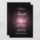 Creëer uw eigen polygoon sunburst bruiloft kaart (Voorkant / Achterkant)