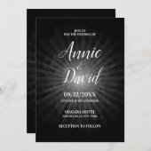 Creëer uw eigen polygoon sunburst bruiloft kaart (Voorkant / Achterkant)