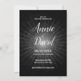 Creëer uw eigen polygoon sunburst bruiloft kaart