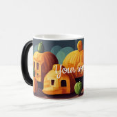 Creëer Uw eigen pompoendorp Magische Mok (Voorkant links)