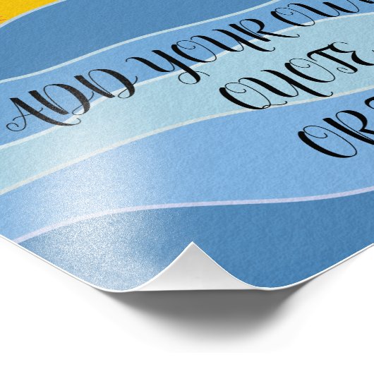 creëer uw eigen poster (Hoek)