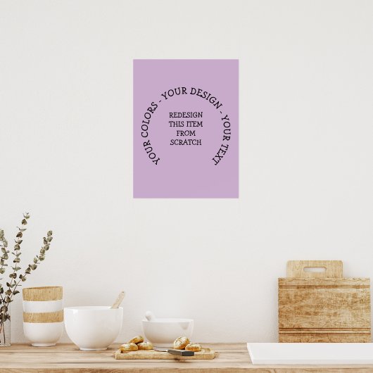 Creëer Uw eigen Poster (Keuken)