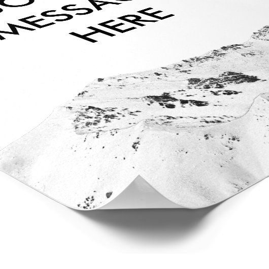 Creëer Uw eigen poster Aangepast bergcitaat voor m (Hoek)