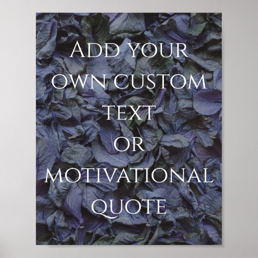 Creëer Uw eigen Poster Aangepaste prijsopgave (Voorkant)