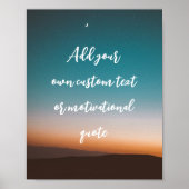 Creëer Uw eigen Poster Aangepaste prijsopgave (Voorkant)