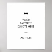 Creëer Uw eigen Poster Aangepaste prijsopgave (Voorkant)