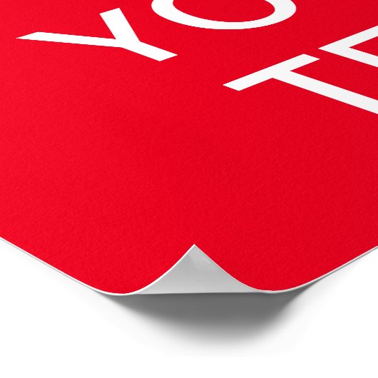 Creëer uw eigen Poster "KEEP KALM". (Hoek)