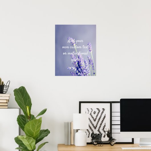 Creëer Uw eigen Poster Lavender Sprig van het Cita (Thuiskantoor)