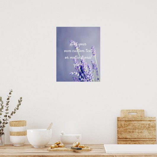 Creëer Uw eigen Poster Lavender Sprig van het Cita (Keuken)