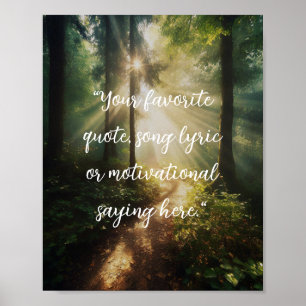 Creëer Uw eigen Poster van het Citaat