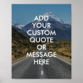 Creëer Uw eigen Poster van het Citaat (Voorkant)