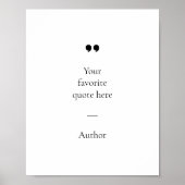 Creëer Uw eigen Poster van het Citaat (Voorkant)