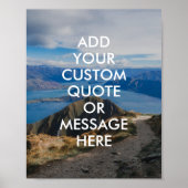 Creëer Uw eigen Poster van het Citaat (Voorkant)