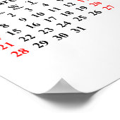 Creëer Uw eigen Poster voor aangepaste agenda 2021 (Hoek)