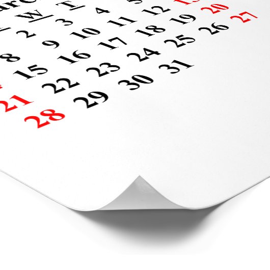 Creëer Uw eigen Poster voor aangepaste agenda 2021 (Hoek)