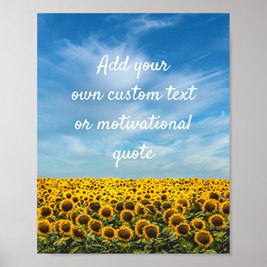Creëer Uw eigen Poster voor aangepaste prijsopgave (Voorkant)