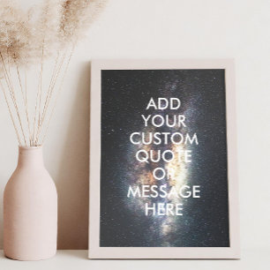 Creëer uw eigen poster voor prijsopgave