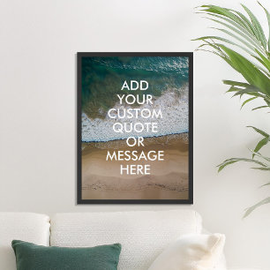 Creëer uw eigen poster voor prijsopgave